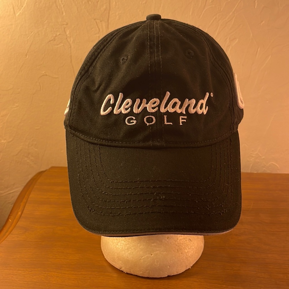 Cleveland Tour Black/White Adjustable Golf Hat Cap Legendary Holdings